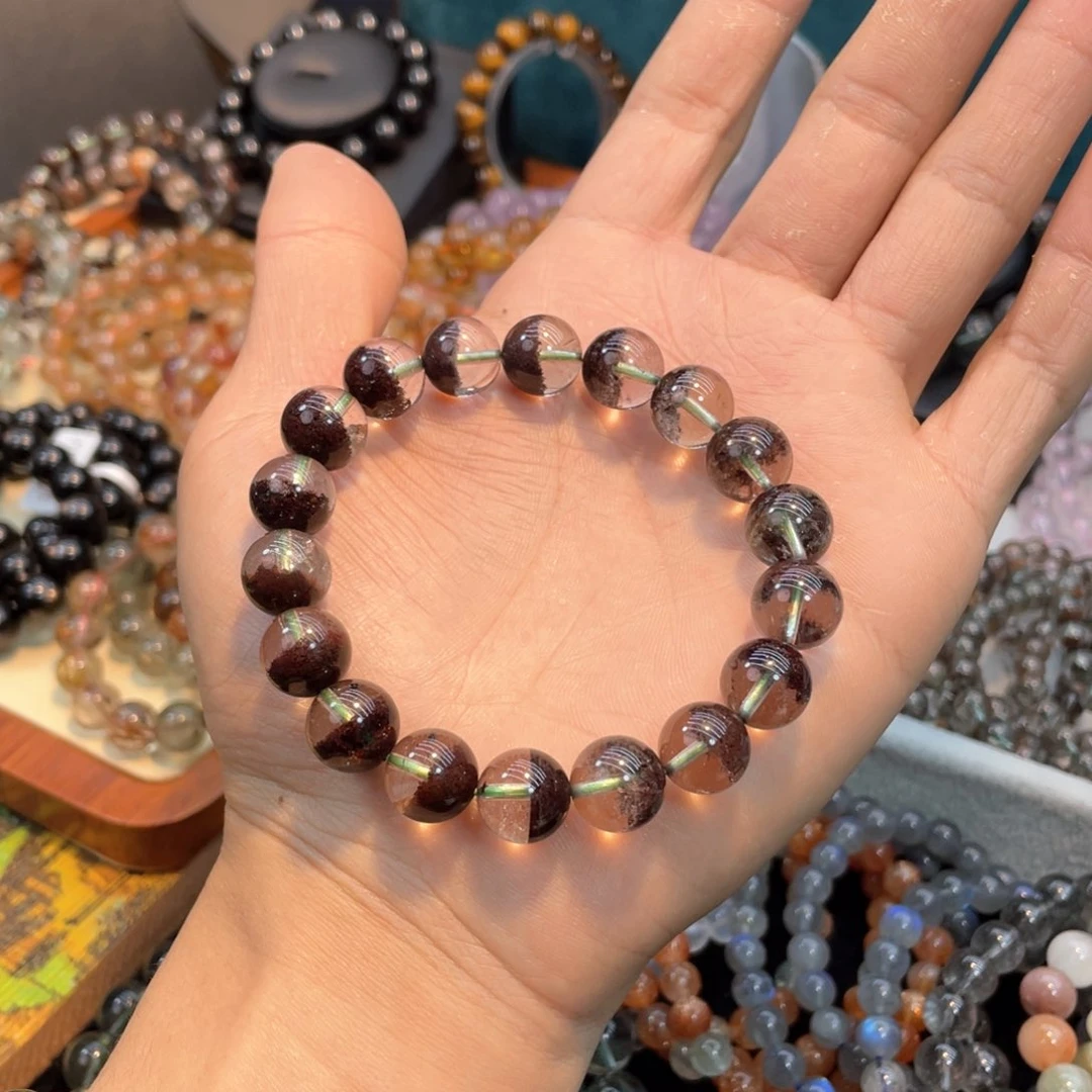 水晶手链未镶嵌噔*啊红幽灵