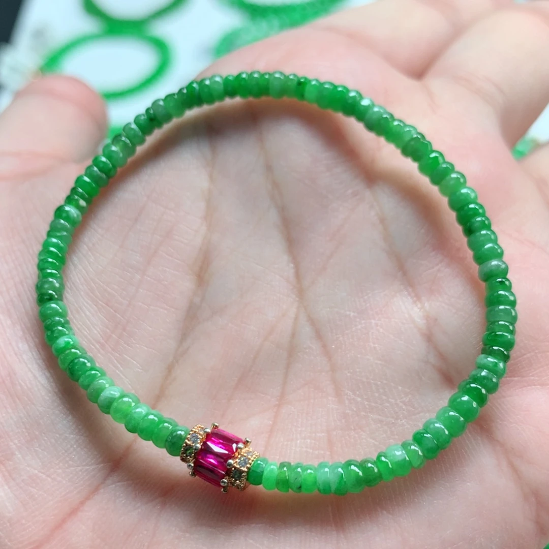 翡翠未镶嵌手链翡翠