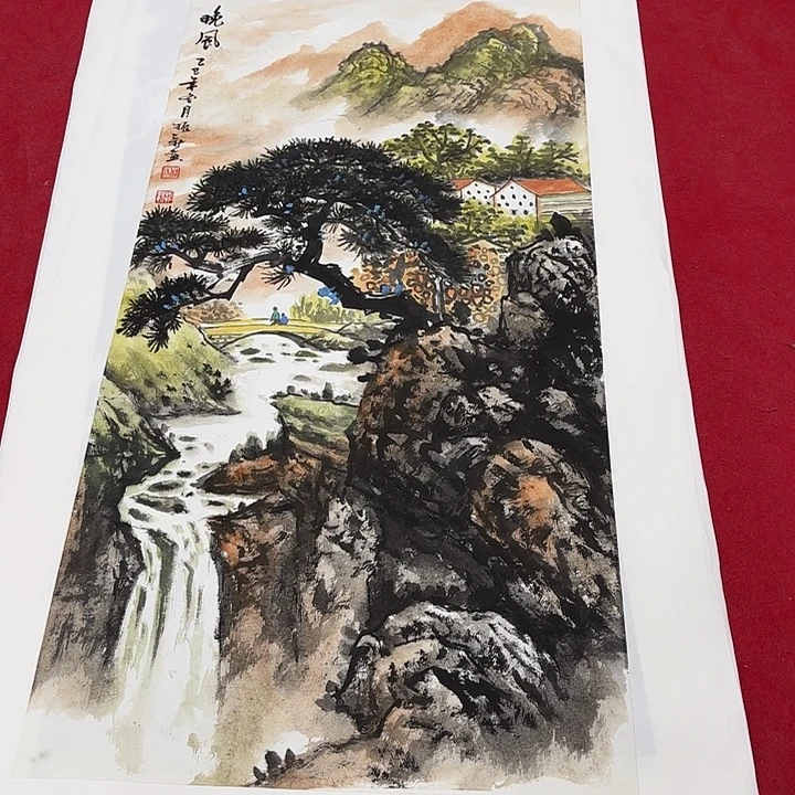 国画花鸟等动物化石为主要材料生产