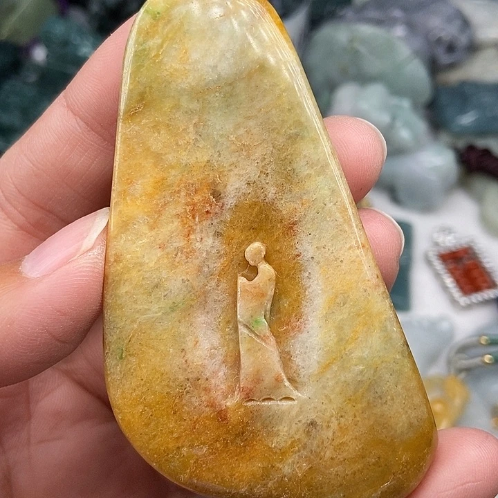颈饰未镶嵌翡翠翡翠