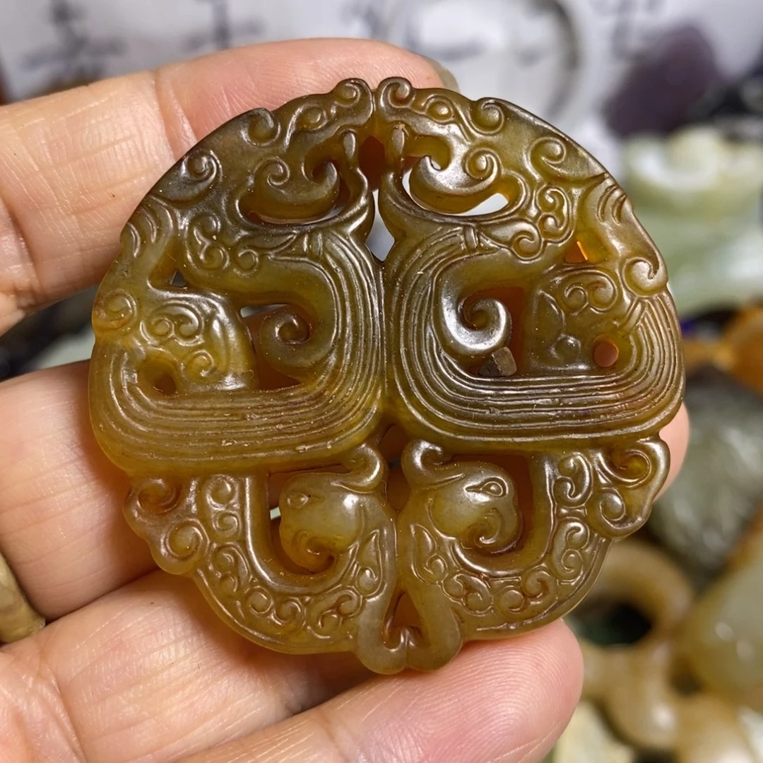 和田玉（糖玉）未镶嵌颈饰