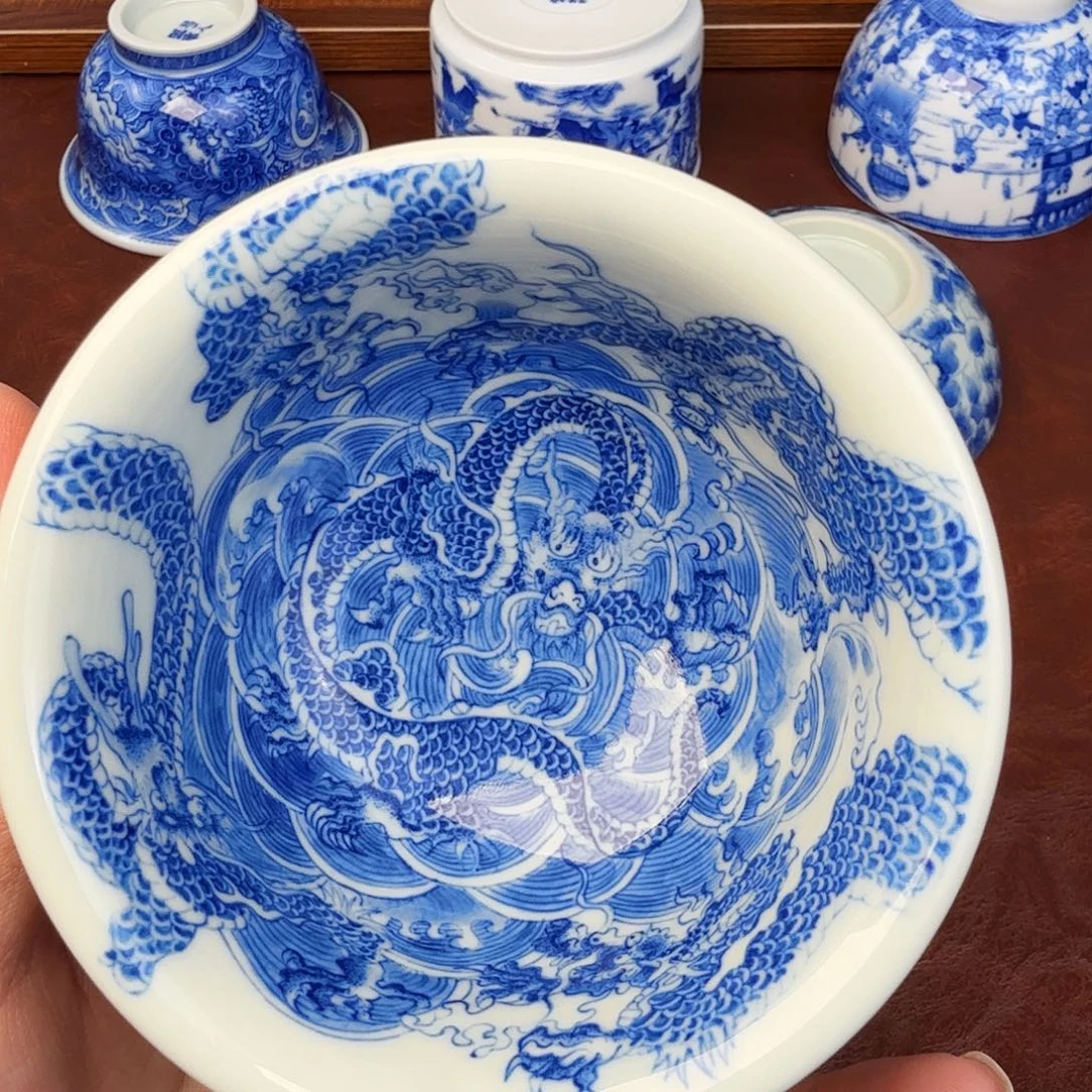 神***你现代景德镇全手工全手绘茶具