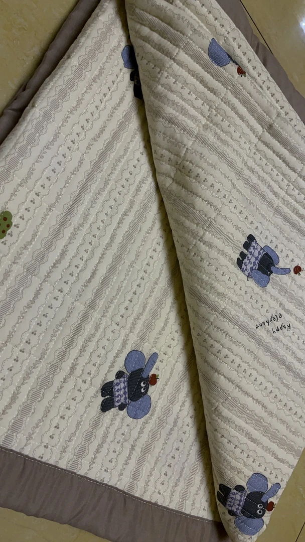 【小象】A类双面加厚床盖 亲肤柔软 四季可用 可机洗