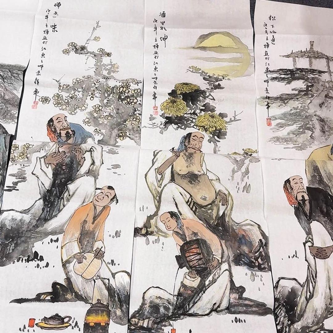 国画事事如意万事如意万事如意