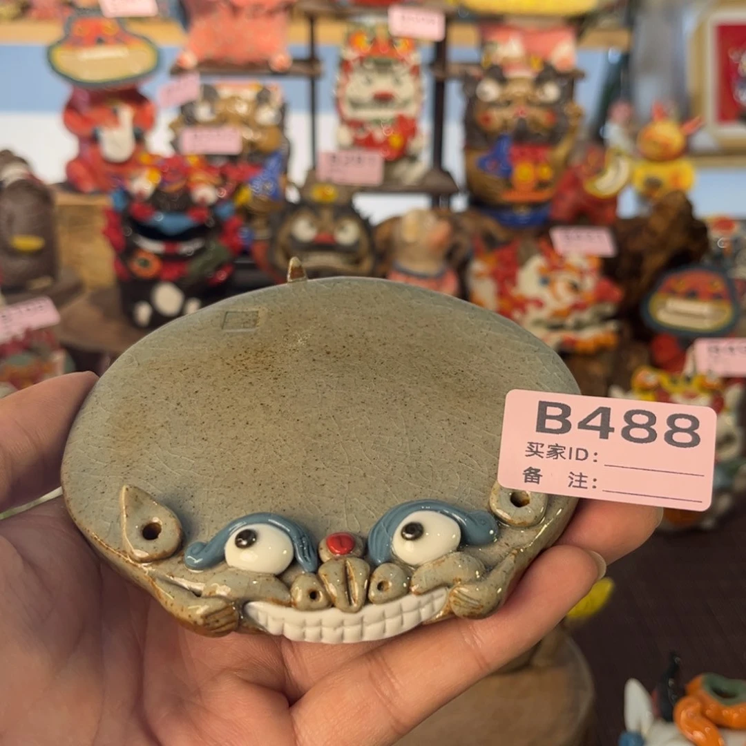 泥塑纯手工茶宠摆件