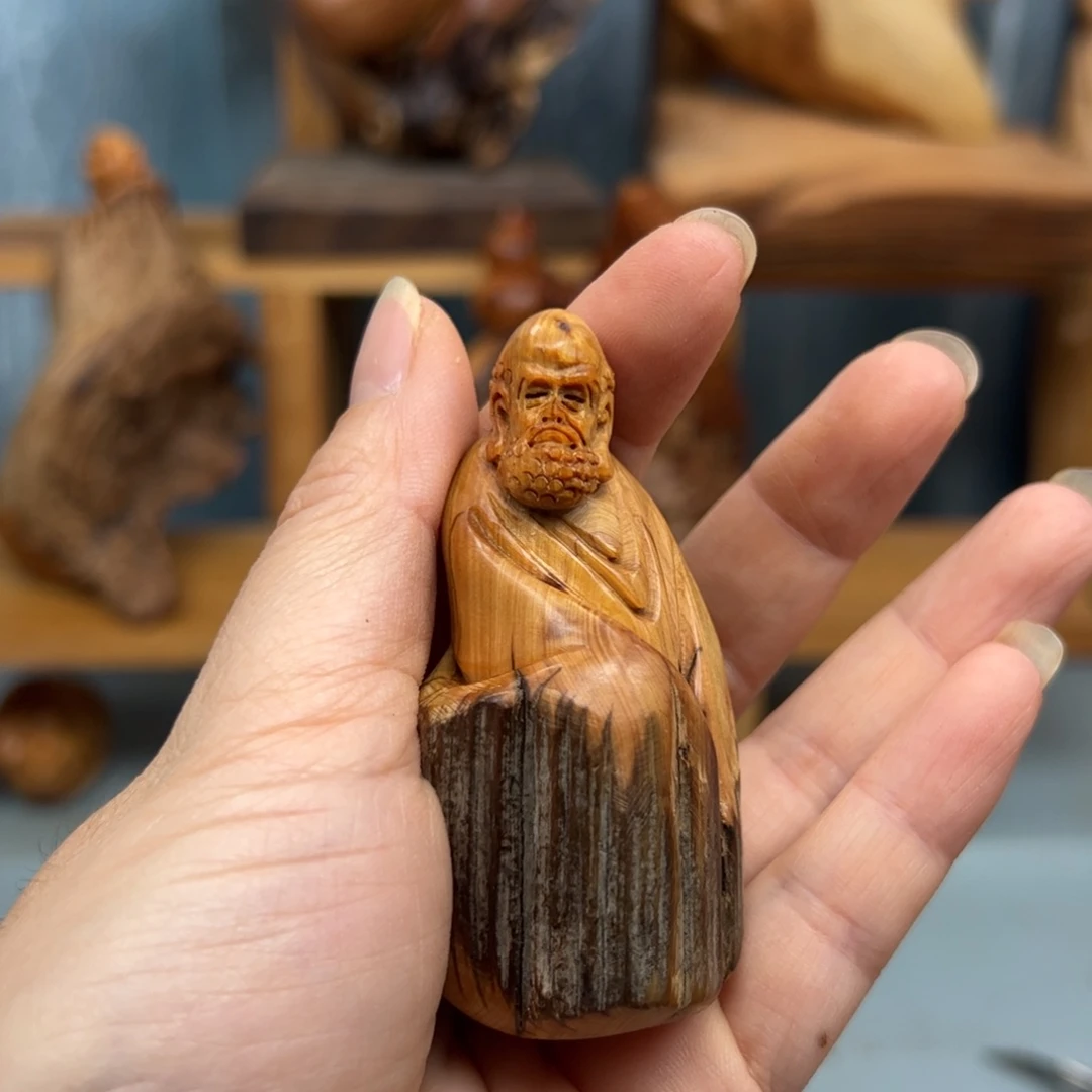 柏木崖柏木摆件手把件5