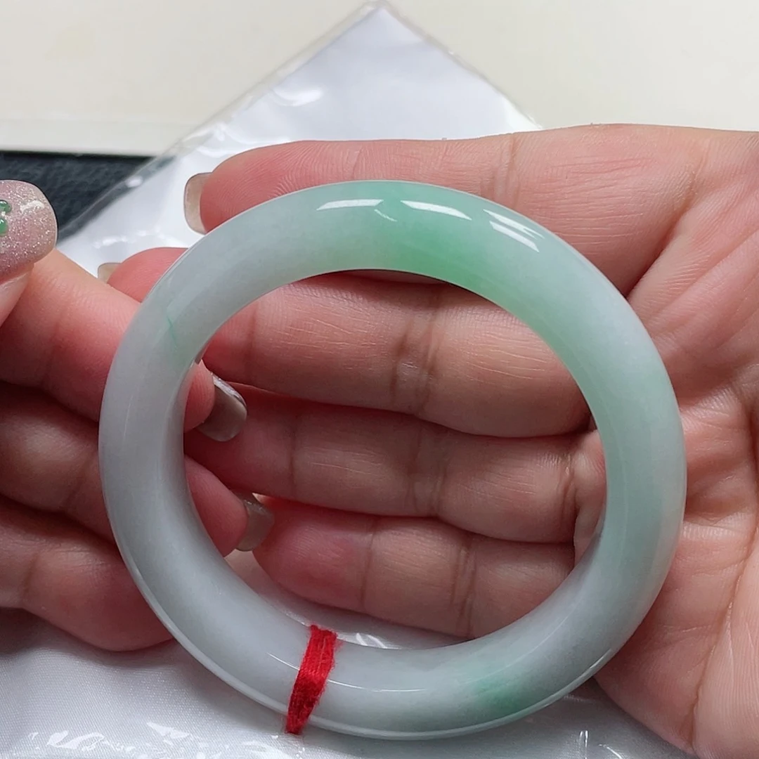 未镶嵌手镯翡翠缅甸翡翠手镯54圈
