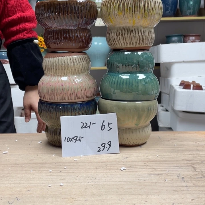 紫砂花盆多肉花盆微瑕65