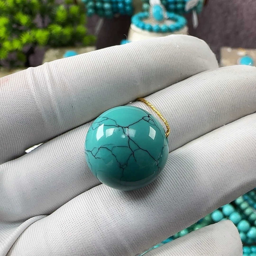 绿松石未镶嵌16.4mm