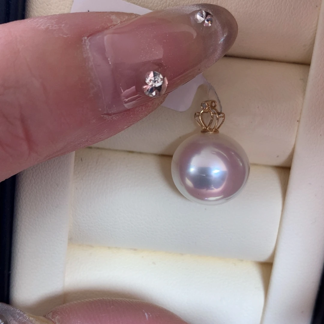 海水珍珠颈饰18K金镶嵌