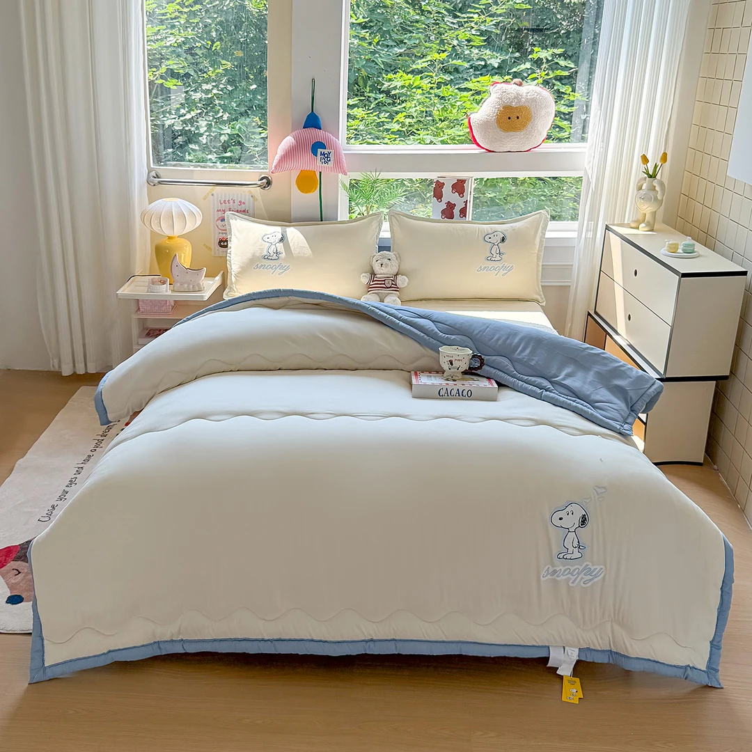 Snoopy/史努比【2025年秋冬季爆款】空调被夏凉被纯色家用秋冬被