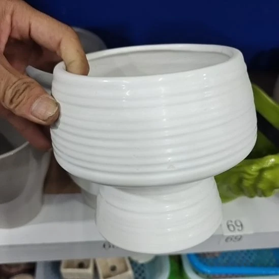 微瑕陶瓷花盆满12包邮