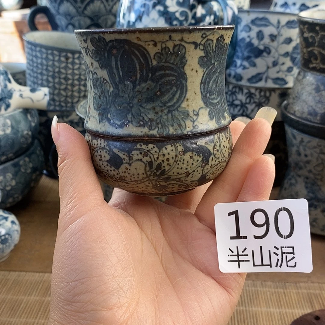 陶手工手绘青花高温陶瓷