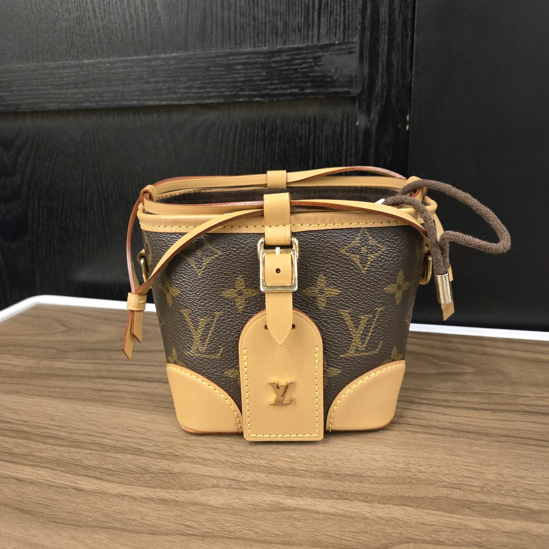 95新 LouisVuitton/路易威登 老花烧麦单肩斜挎包芯片款