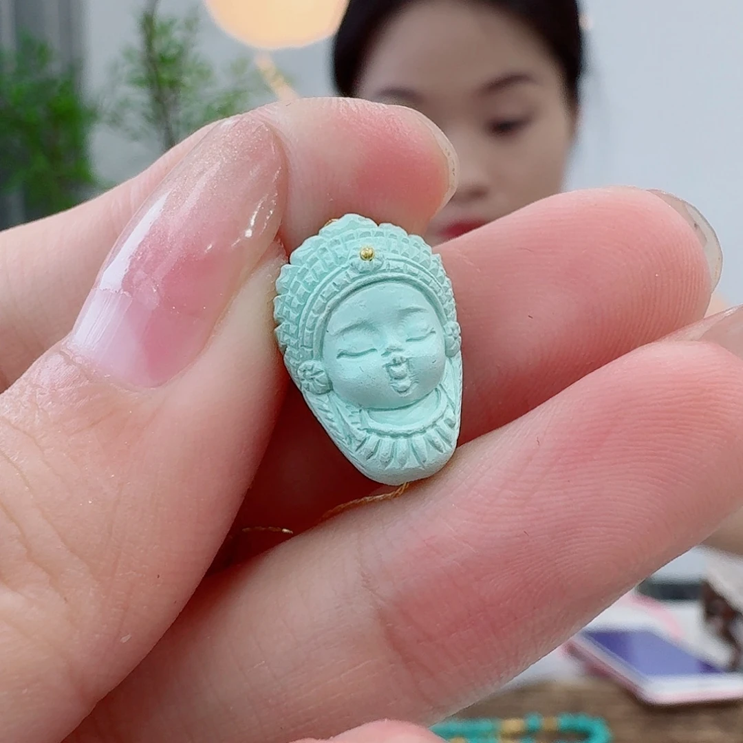 未镶嵌绿松石珠宝奇石