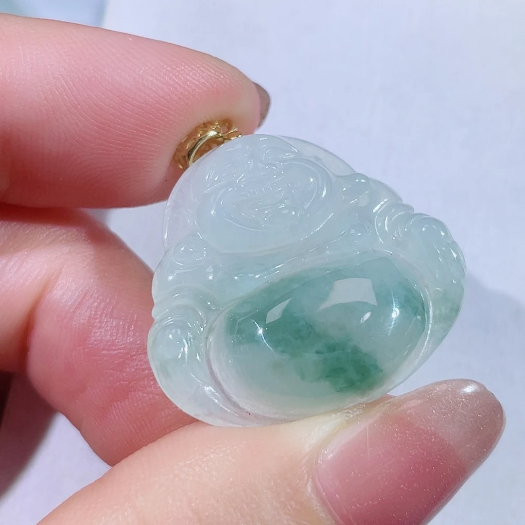 颈饰未镶嵌翡翠佛公