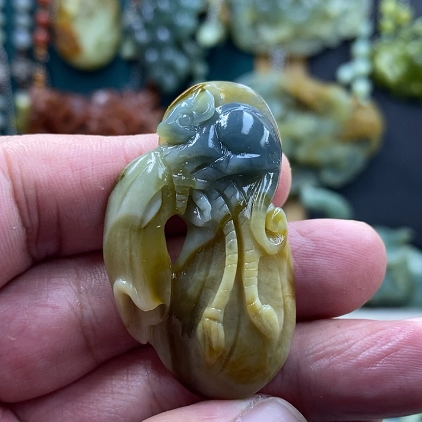 【闪购商品】未镶嵌岫玉吊坠