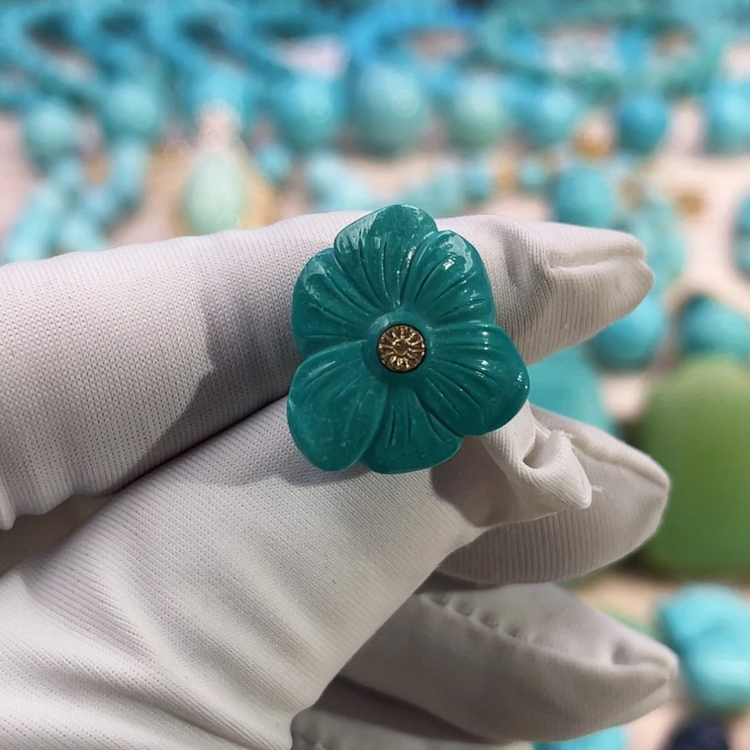 绿松石珠宝奇石未镶嵌