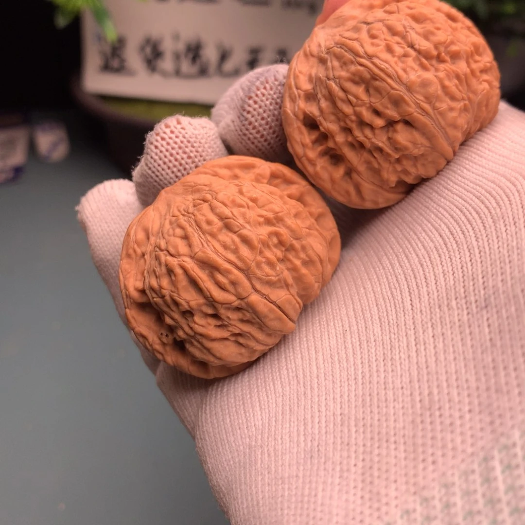 小***蕉文玩核桃吊坠平底22