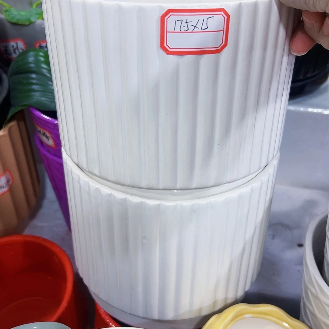 外贸尾单陶瓷花盆凑单10米包邮