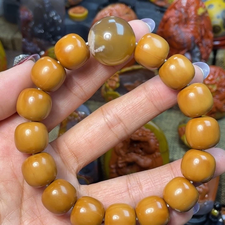 玛瑙/玉髓未镶嵌珠宝奇石品质水草天然顶珠388