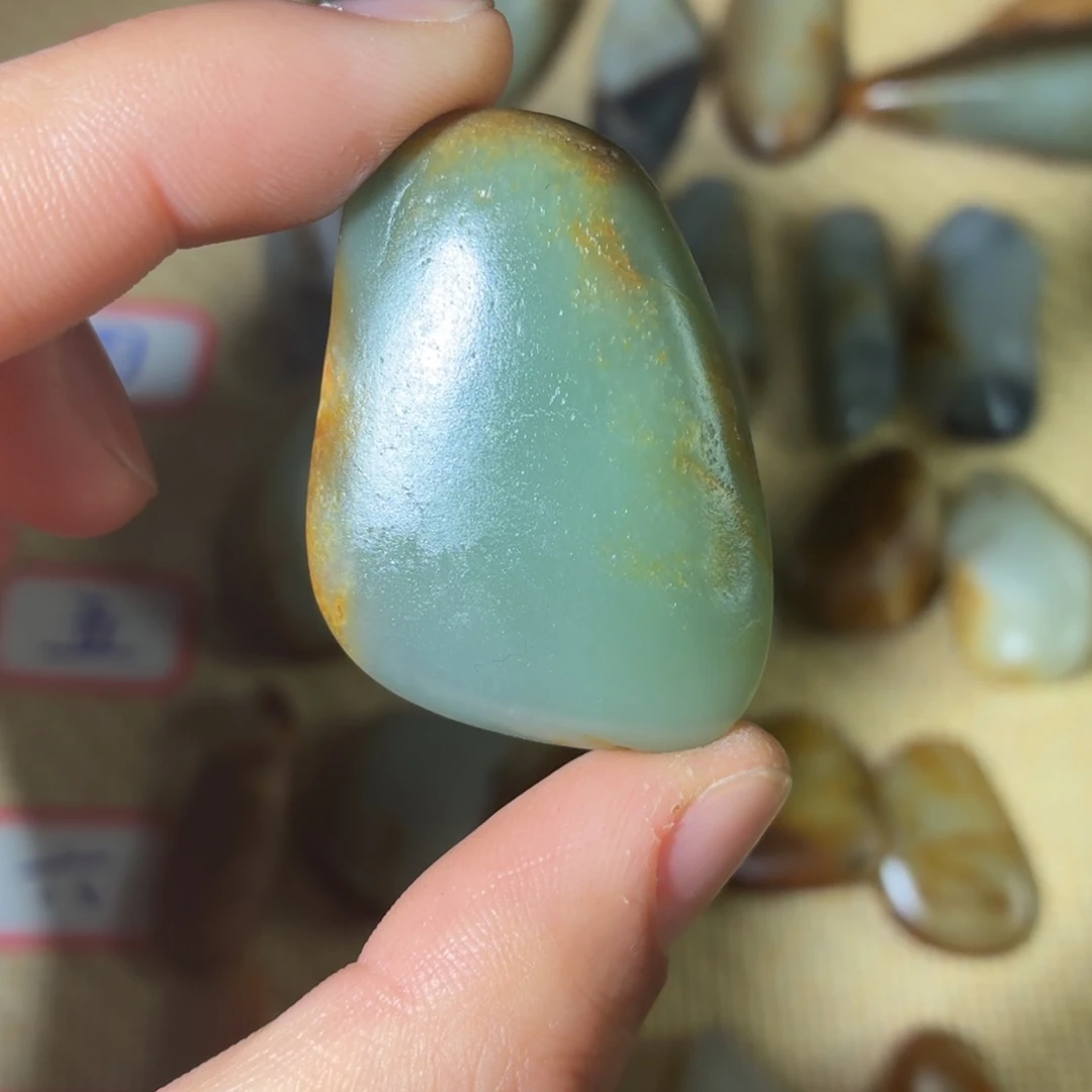 和田玉未镶嵌挂件29g