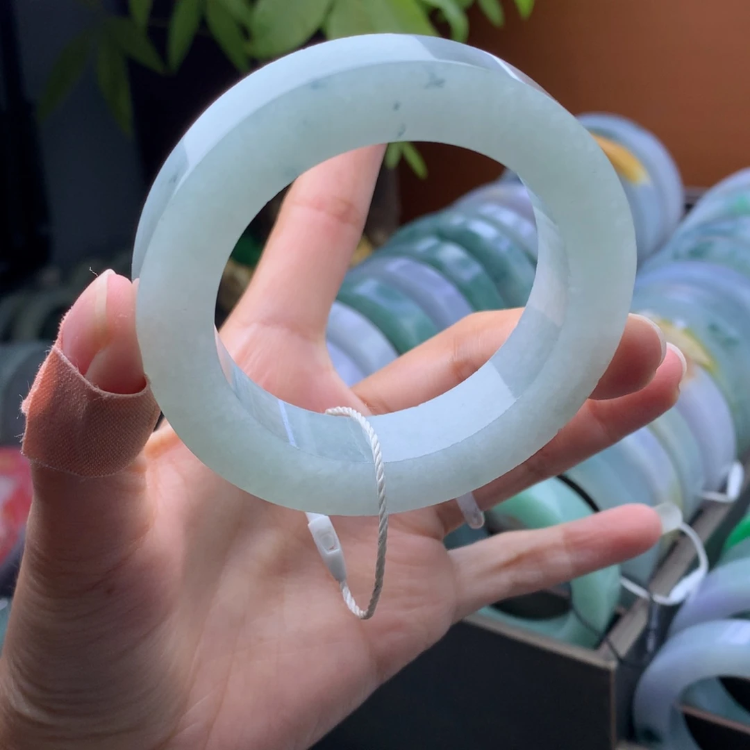 未镶嵌定制手镯定制翡翠定制51-56