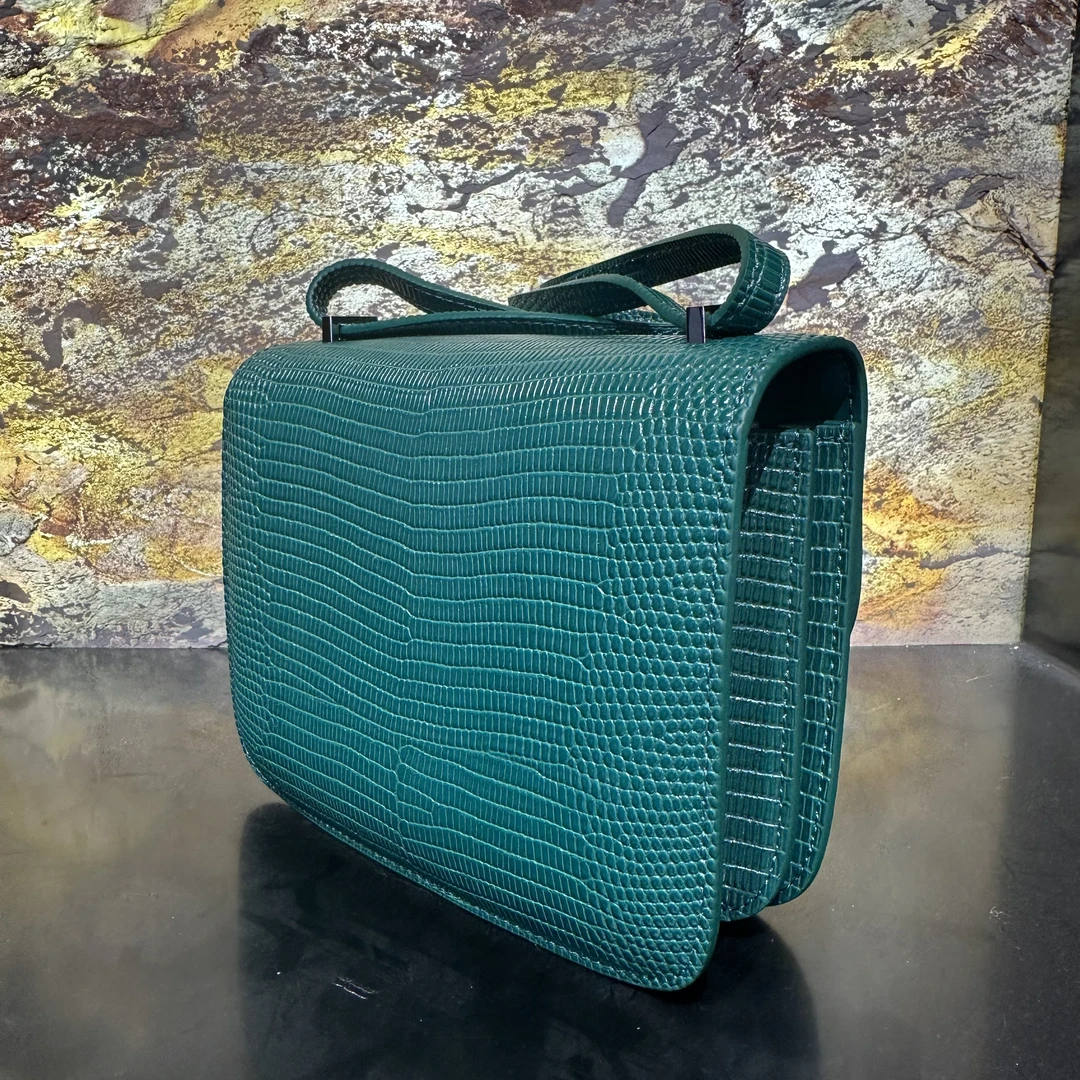 HIRMRIS手工真皮包551155-绿-鳄扛