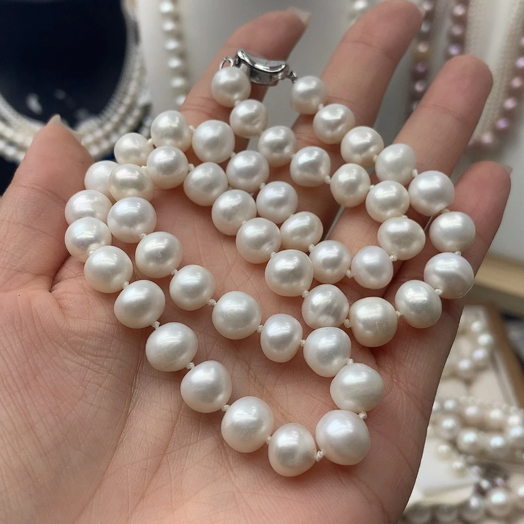 未镶嵌淡水珍珠9-10t52有瑕疵