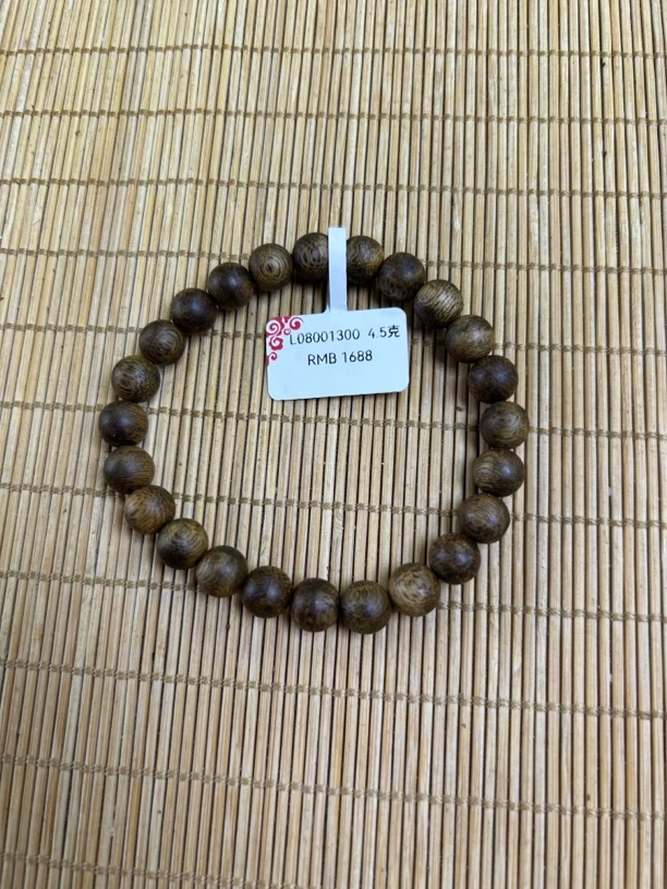 沉香08单圈手串4克