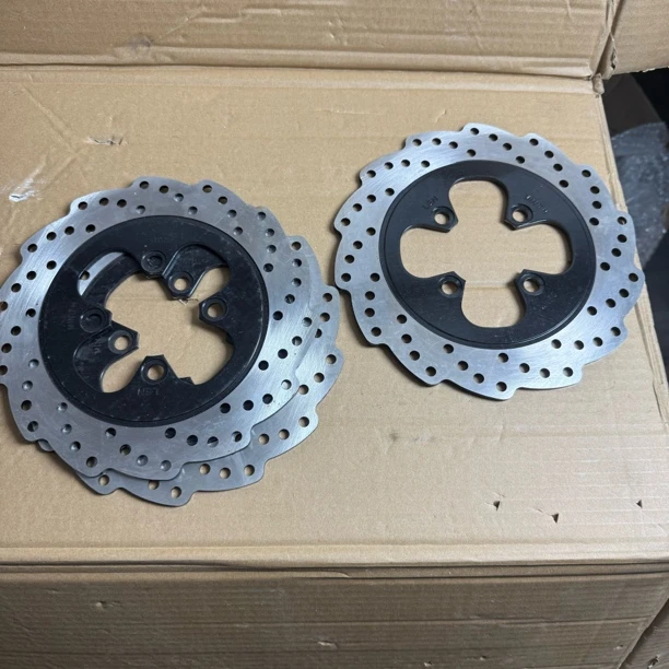 库存全新CQR后刹车盘嘉陵白菜翼侠后刹车盘处理250越野后刹车盘