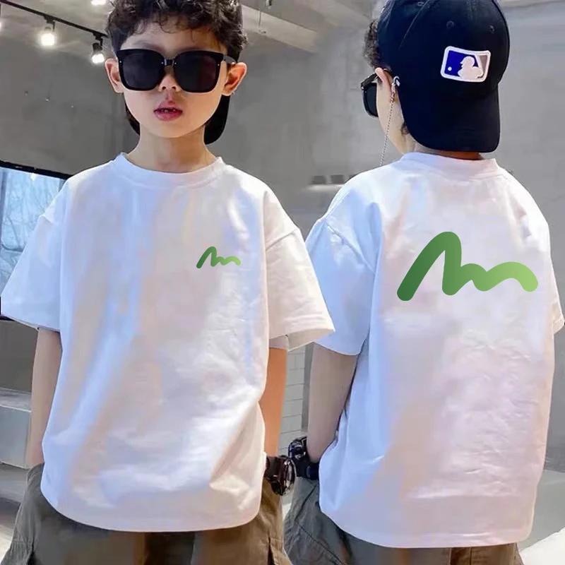 【纯棉】夏季休闲款短袖时尚网红t恤宽松洋气半袖宽松印花夏装上衣
