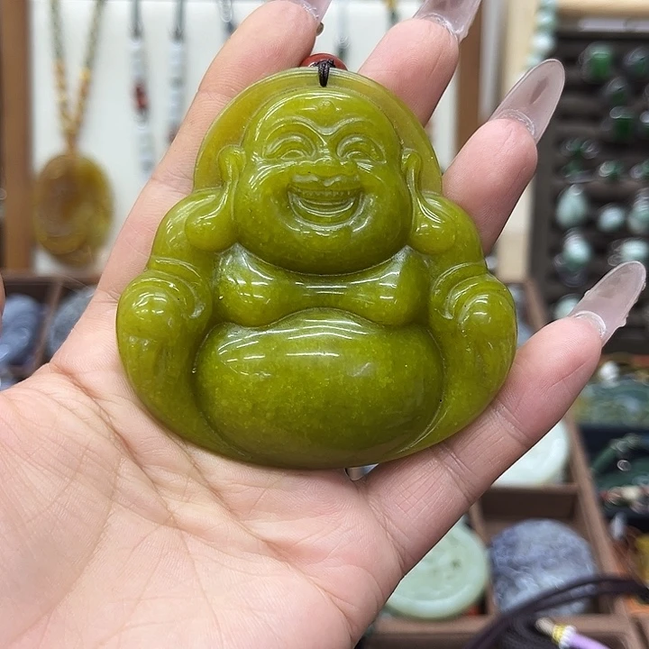 未镶嵌蛇纹石玉颈饰