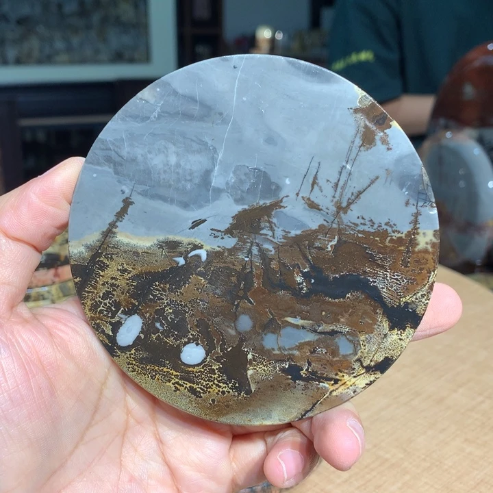 广西国画石摆件，观赏收藏