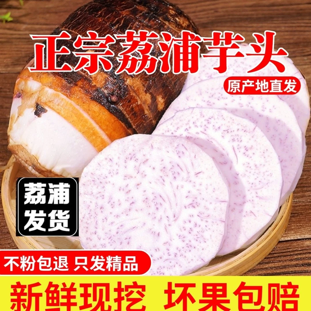 【粉香软糯】正宗广西荔浦芋头新鲜现挖软糯粉糯坏果包赔