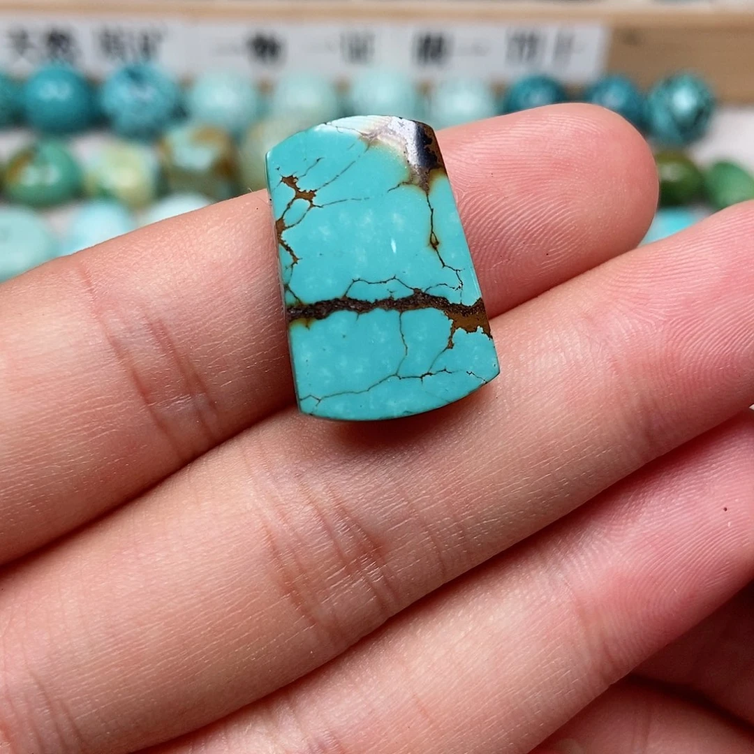 未镶嵌绿松石珠宝半成品