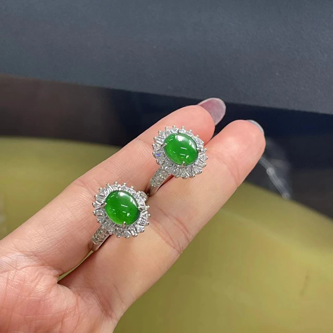 【菲菲】翡翠戒指多样性发其一@k