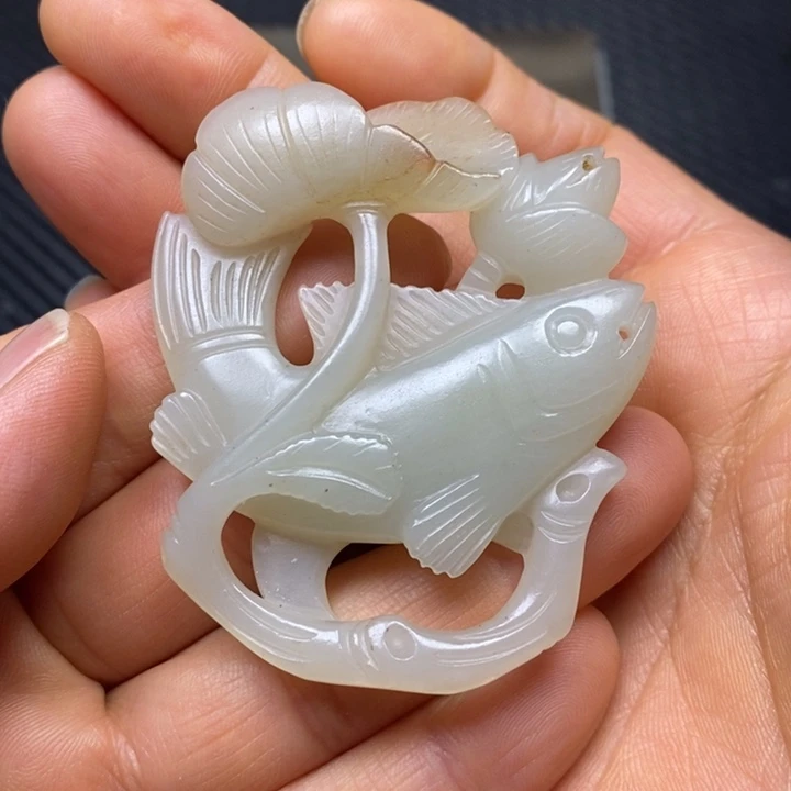 和田玉挂件未镶嵌山**长