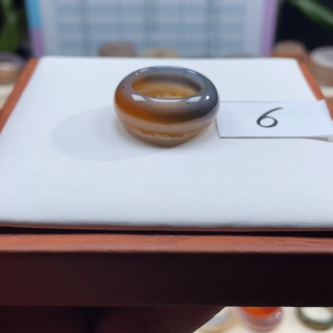 玛瑙/玉髓未镶嵌戒指Z18.3港18