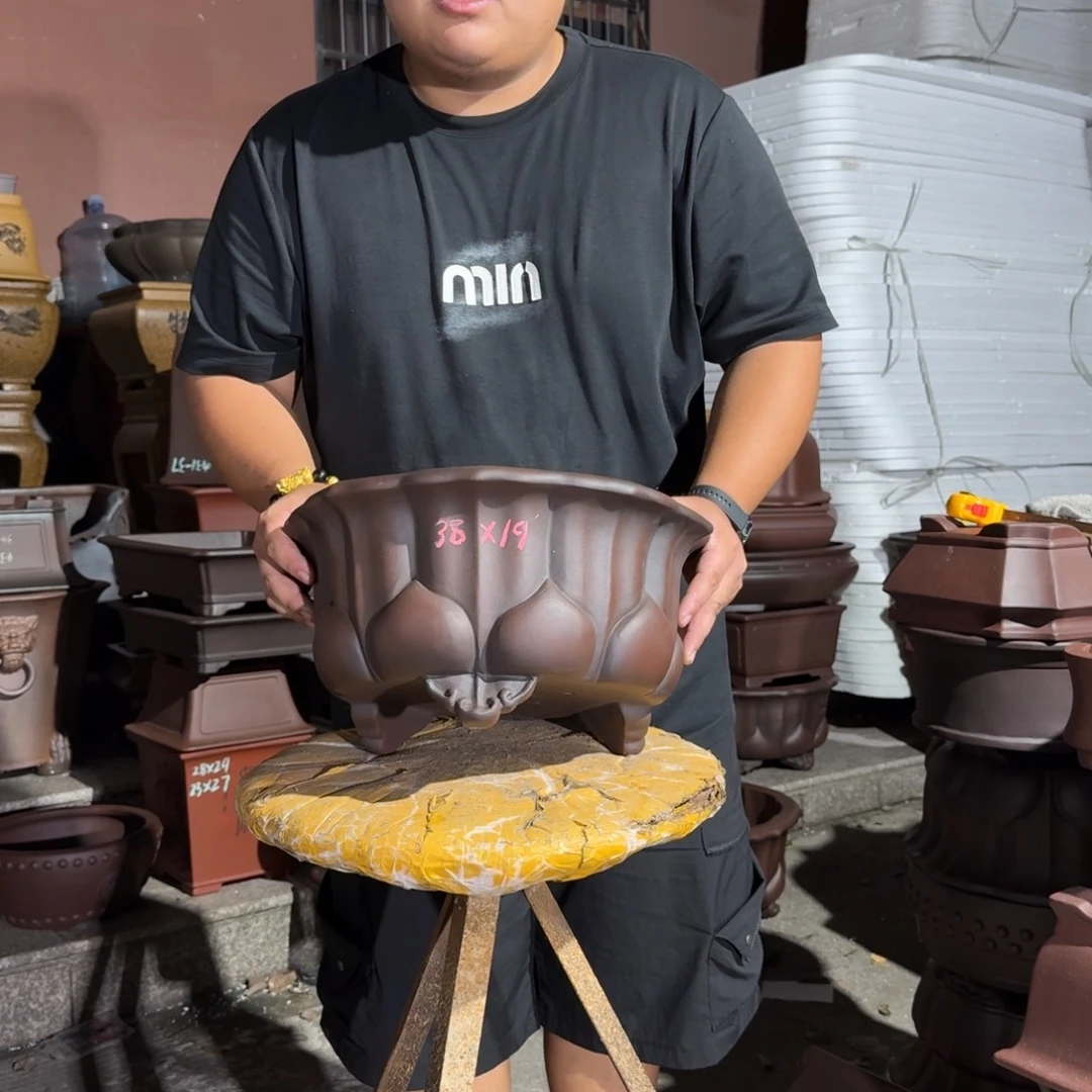 紫砂花盆紫砂花盆