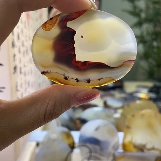 玛瑙/玉髓吊坠未镶嵌