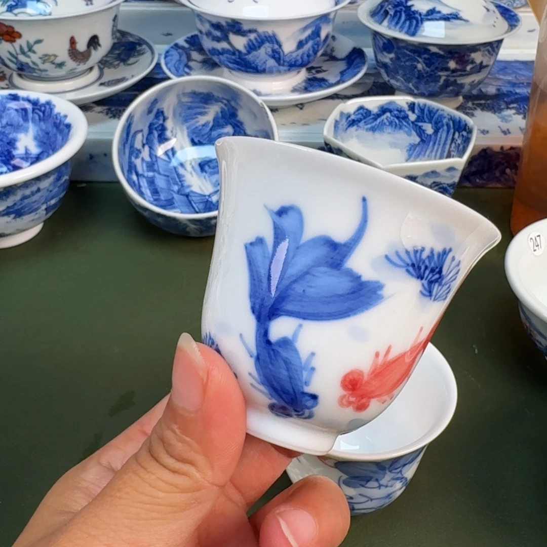 景德镇纯手绘茶具圆圆233