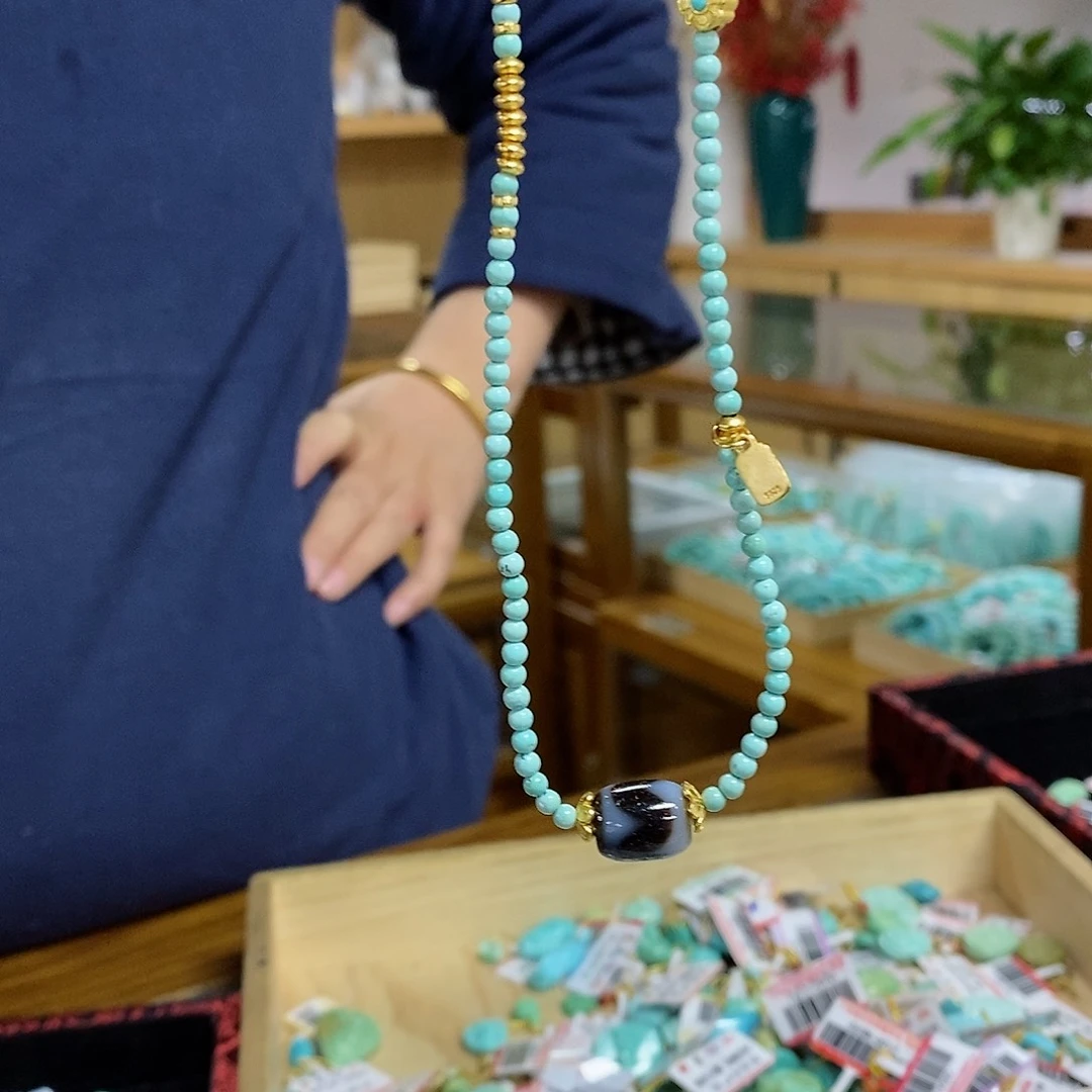 绿松石珠宝奇石未镶嵌