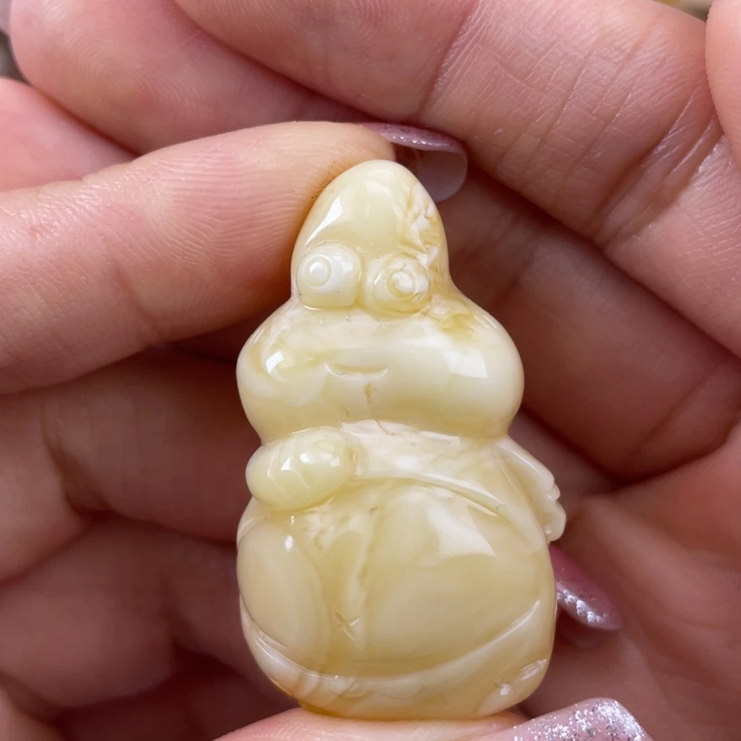 琥珀裸石未镶嵌蜜蜡