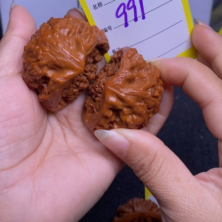 吊坠文玩核桃黒*鸦991/45蛇头