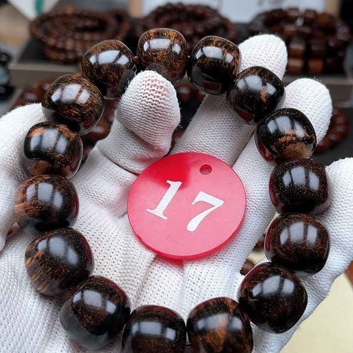 贡木手串/手链绿瘤疤老型1516