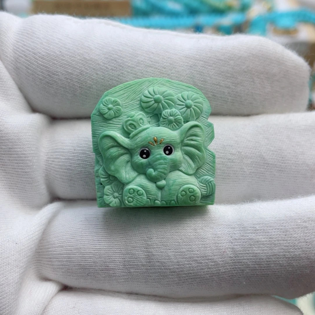 绿松石珠宝奇石未镶嵌