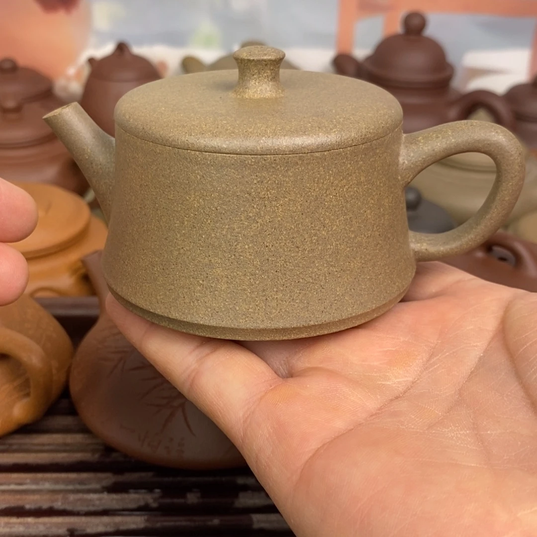 茶壶紫砂云柱原矿精挑青降坡150毫升左右0添加