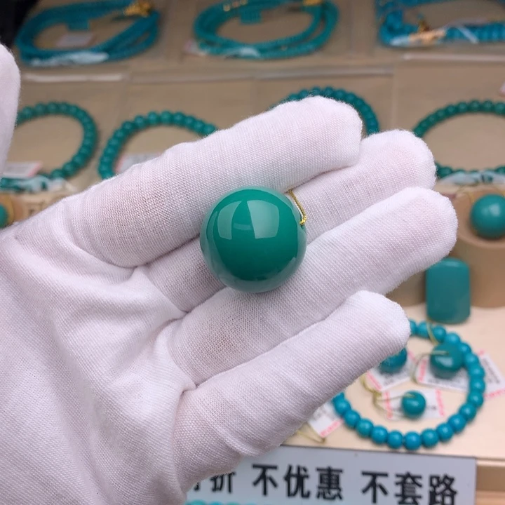 未镶嵌绿松石珠宝奇石23