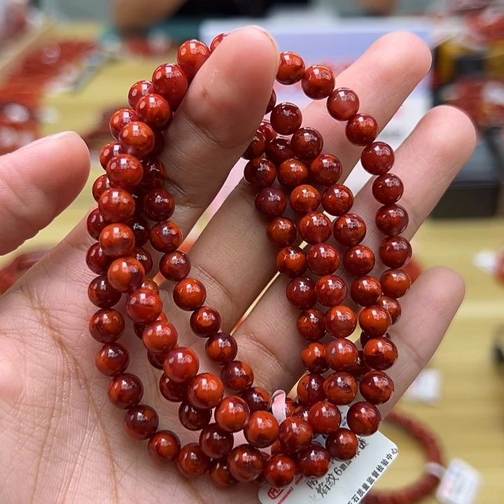 南红玛瑙多样性发一，卡6mm未镶嵌